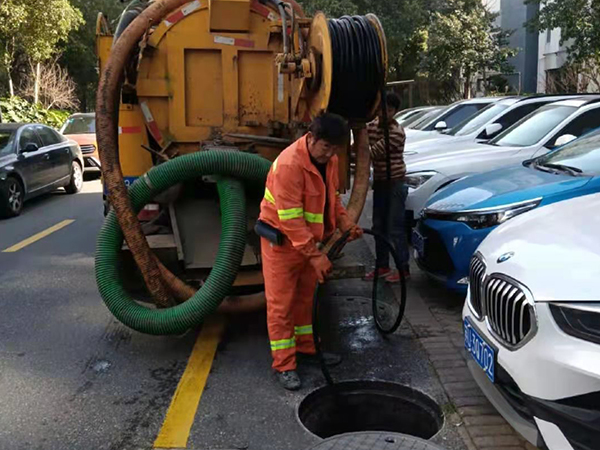 坡头排污管道清淤